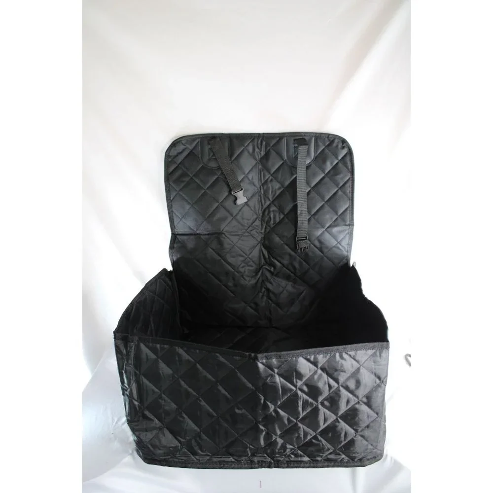 Dog Car Seat Black Quilted Medium in Package 89278